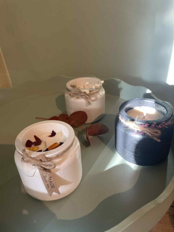 Sojų vaško žvakė (1 vnt.)