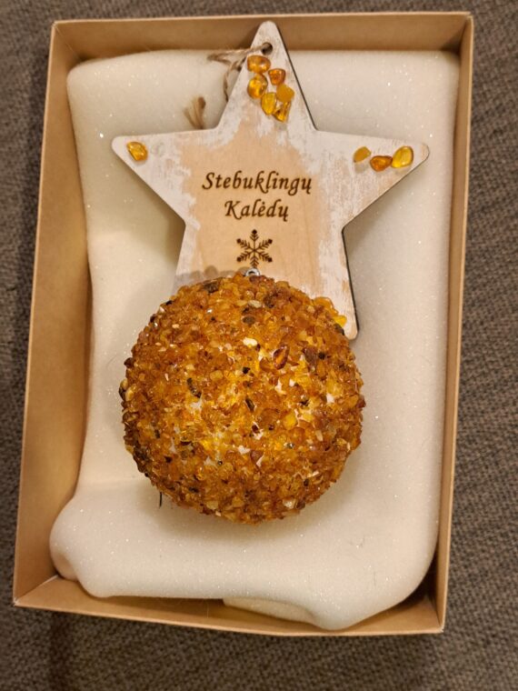 Rinkinys "Gintarinis žaisliukas ir Kalėdų žvaigždė"